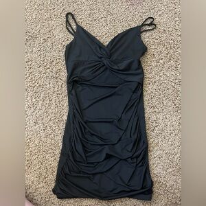 Shein black cut out dress